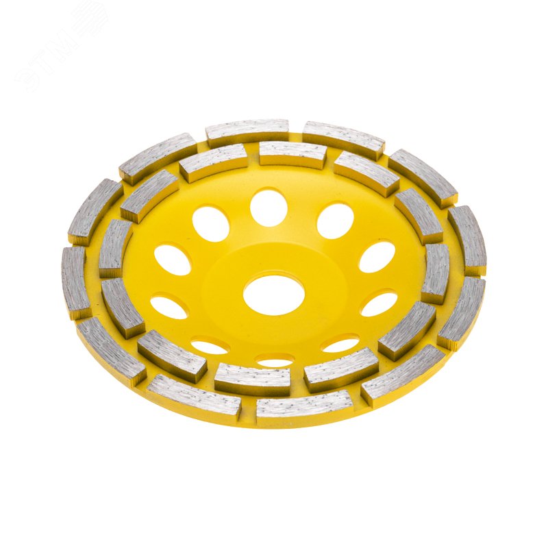 Изображение товара Чашка алмазная шлифовальная, двухрядная, 150х22,2мм (шт)