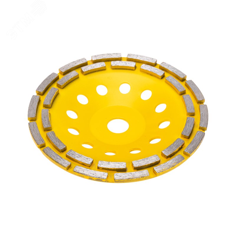 Изображение товара Чашка алмазная шлифовальная, двухрядная, 180х22,2мм (шт)