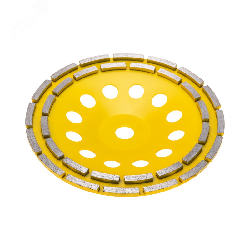 Изображение товара Чашка алмазная шлифовальная, двухрядная, 230х22,2мм (шт)