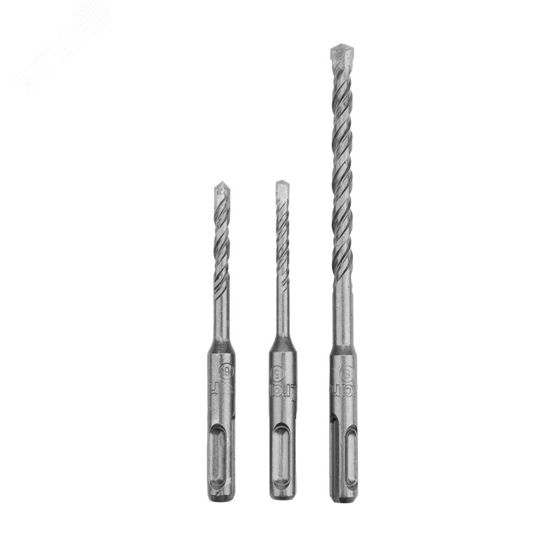 Изображение товара Набор буров по бетону KRANZ 5х110х50 6х110х50 8х160х100 мм SDS Plus