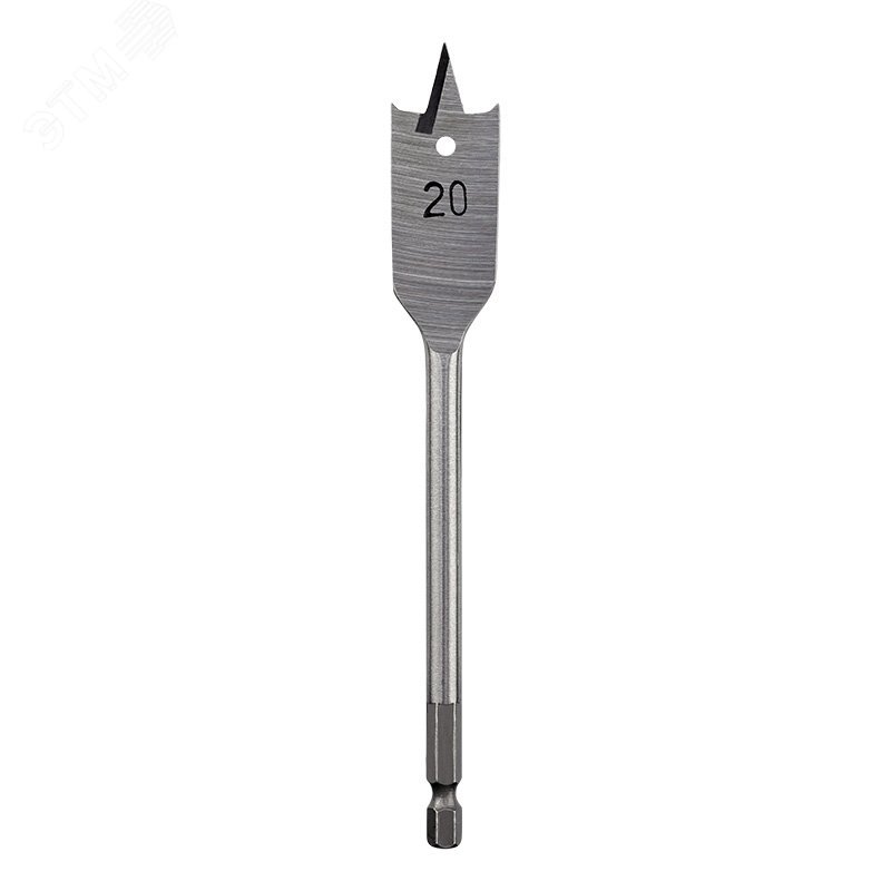 Изображение товара Перовое сверло KRANZ 55х152 мм для сверления древесины Изображение товара Перовое сверло KRANZ 55х152 мм для сверления древесины