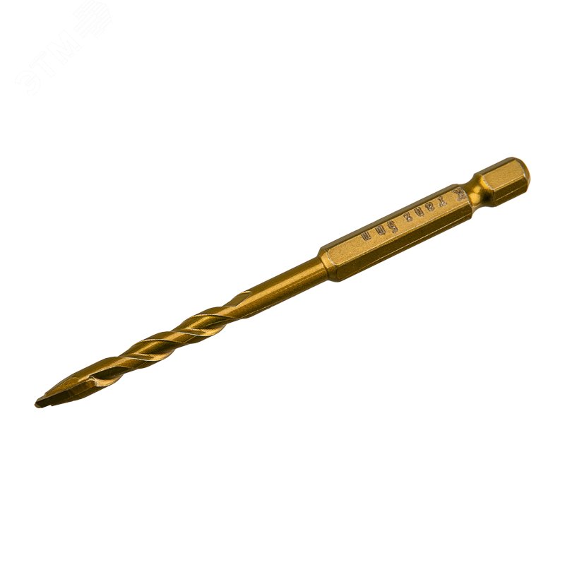 Изображение товара Сверло по стеклу и керамике 5 мм с шестигранным хвостовиком