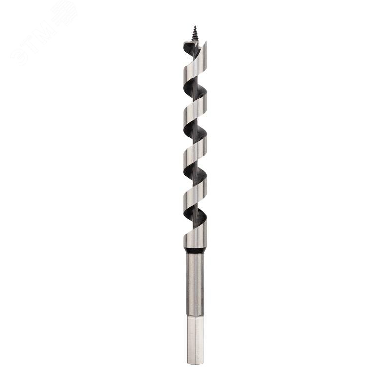 Изображение товара Сверло винтовое по дереву 8х460 мм (шестигранный хвостовик) (шт)