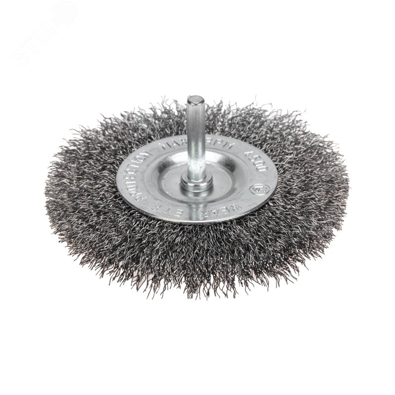 Изображение товара Дисковая щетка для дрели 100 мм витая стальная KRANZ