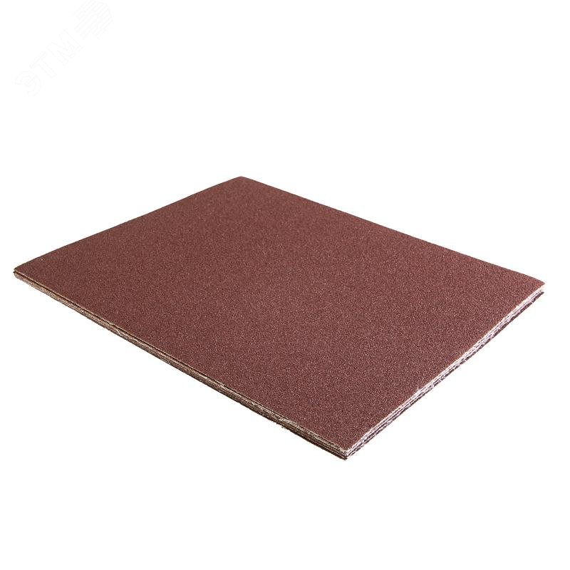 Изображение товара Шкурки шлифовальные в листах на тканевой основе, водостойкие 230х280мм, Р80, 10 шт. (упак)