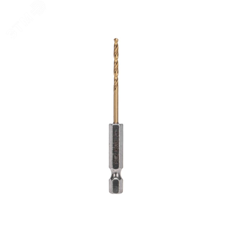 Изображение товара Сверло по металлу KRANZ 2.5 мм с шестигранным хвостовиком