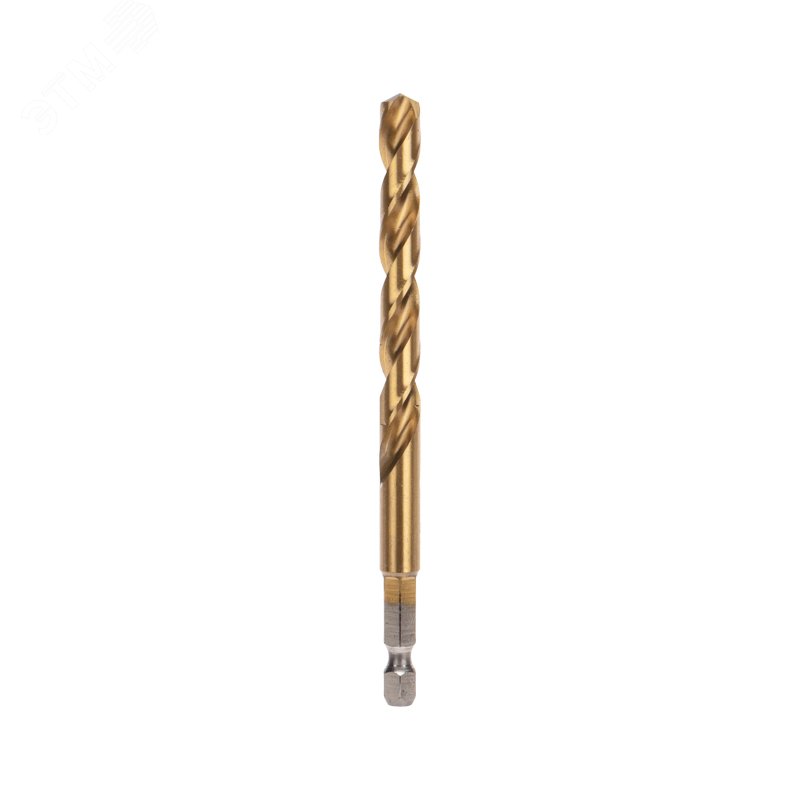 Изображение товара Сверло по металлу 8 мм Р6М5 ТИТАН шестигранный хвостовик