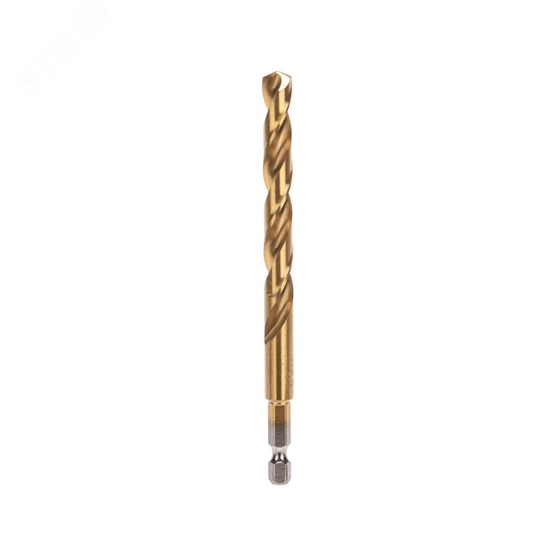 Изображение товара Сверло по металлу 9 мм Kranz HSS-TIN для прочного сверления и долгого срока службы