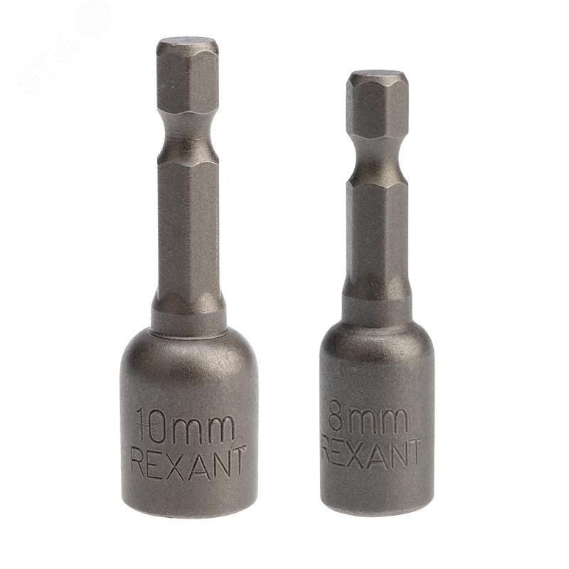 Изображение товара Ключ-насадка магнитная 1/4'' 8х48 мм + 10х48 мм (2 шт./уп.) (упак)