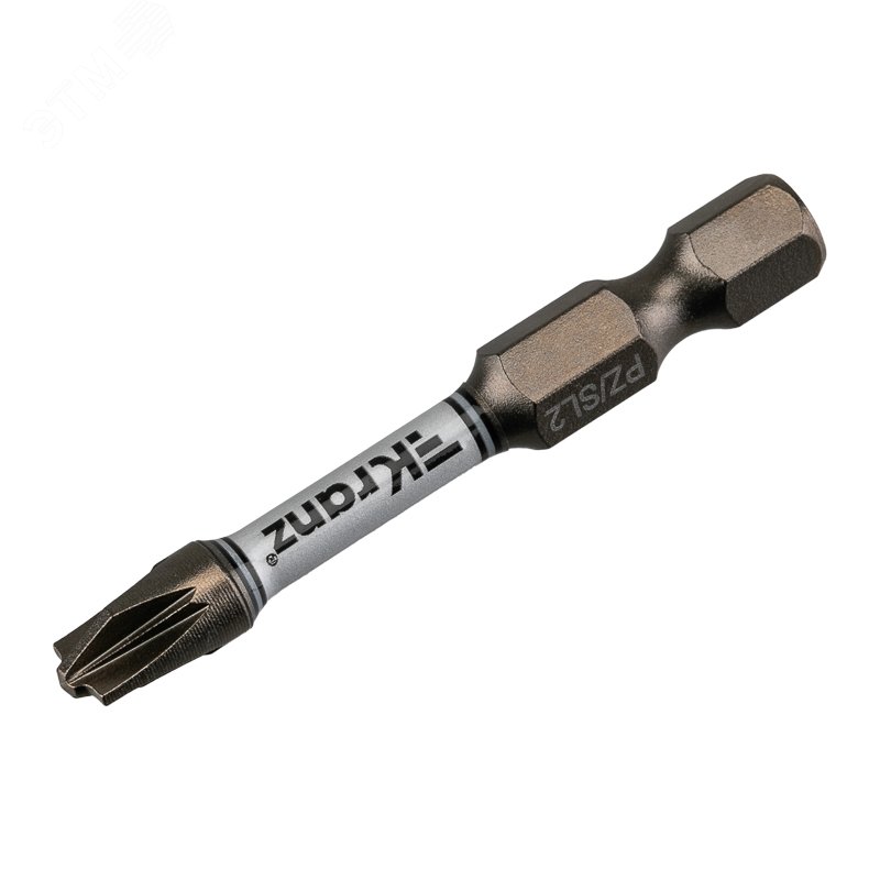 Изображение товара Бита PZ/FL2х50 мм для шуруповерта, 2 шт, высокого качества, сталь S2