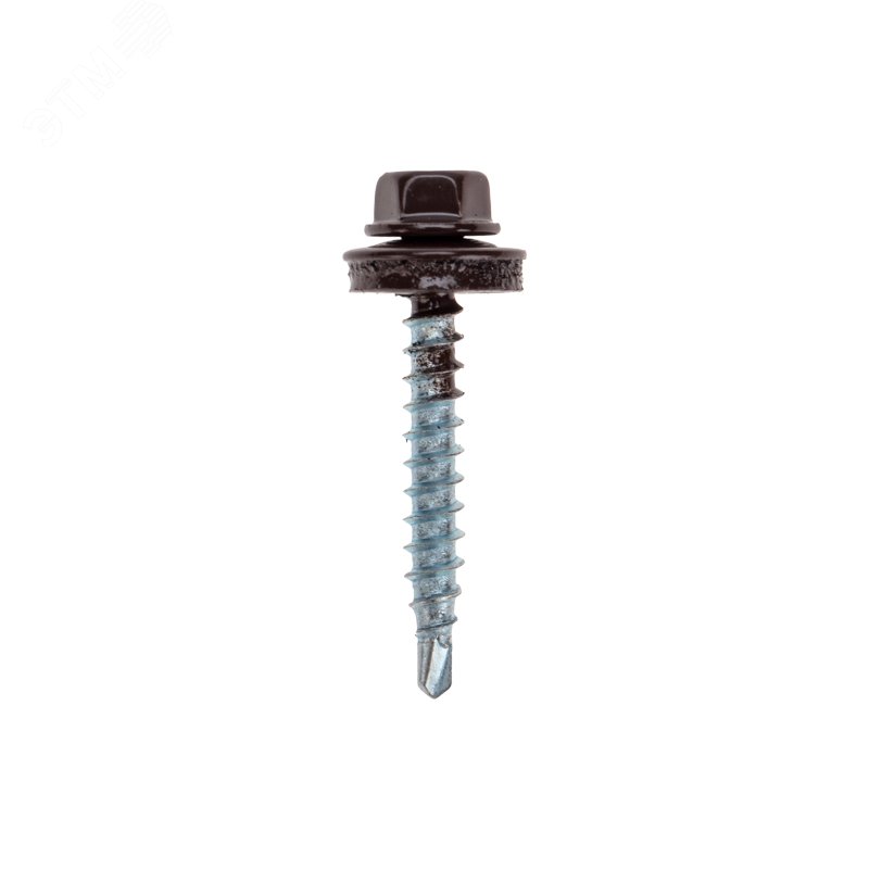 Изображение товара Саморез кровельный 4,8х35 с EPDM-уплотнителем и цветом RAL 8017