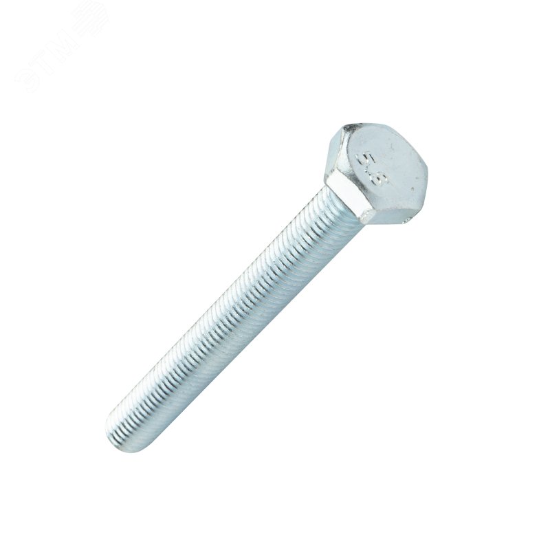 Изображение товара Шестигранный болт DIN 933 10х90мм, сталь, гальваника, 10 шт