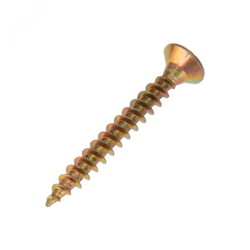 Изображение товара Саморез универсальный 3.5х30 желтый цинк короб 200 шт