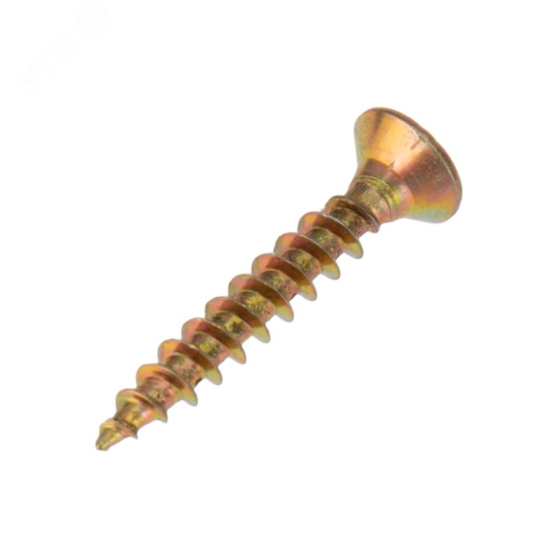 Изображение товара Саморез универсальный 3х20, желтый цинк, короб (200 шт/уп) (упак)