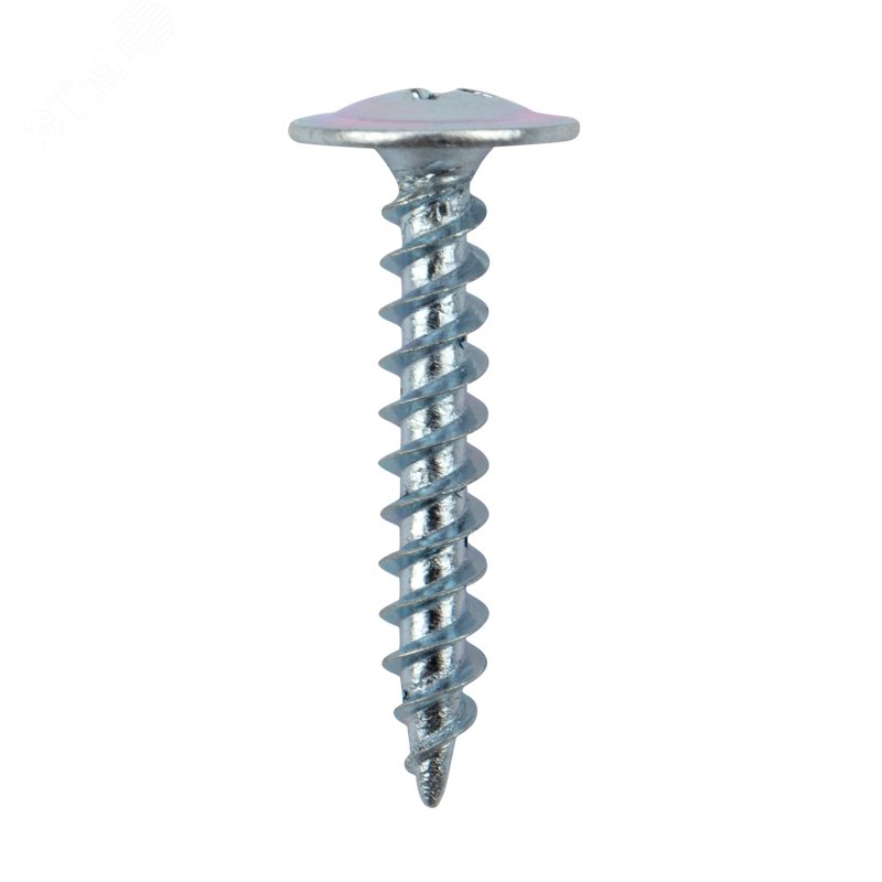 Изображение товара Саморез с прессшайбой ПШС острый 4,2х25, короб (200 шт/уп) (упак)