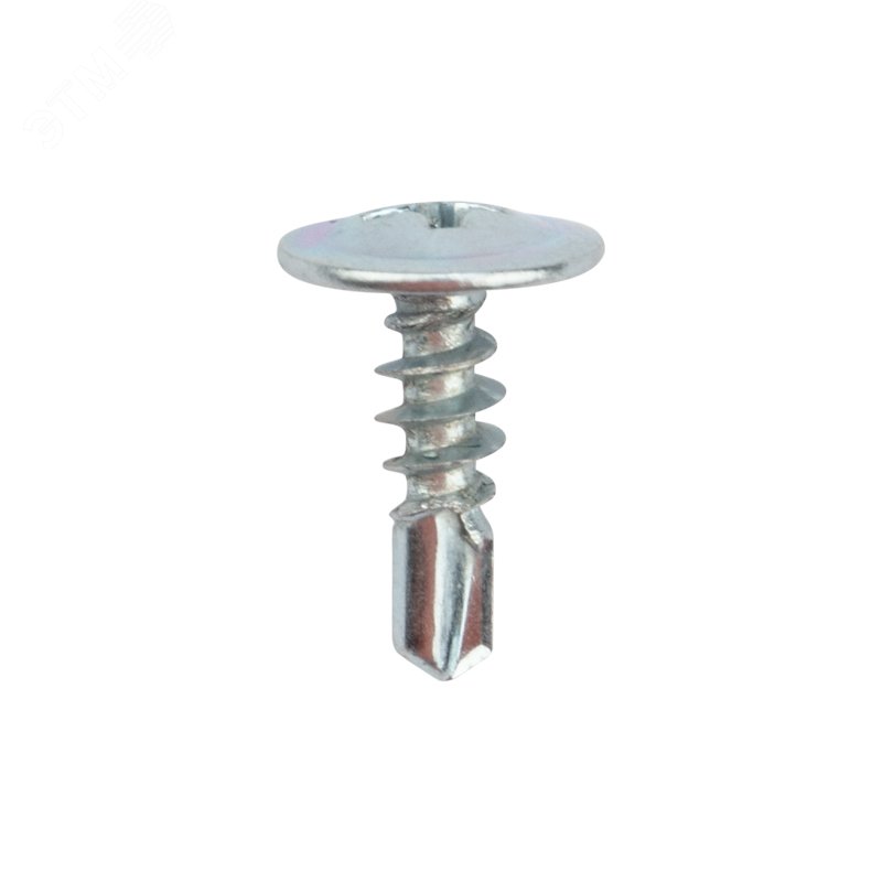 Изображение товара Саморез с прессшайбой ПШС сверло 4.2х13, короб (200 шт/уп) (упак)