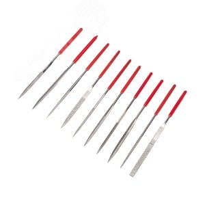 Изображение товара Набор надфилей алмазных 140х50х3мм, 10 шт (наб.)