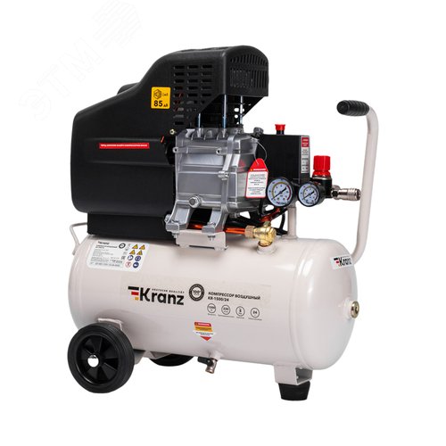 Изображение товара Компрессор воздушный масляный KR-1500/24, 1500Вт, 230 л/мин, 24 л (шт)