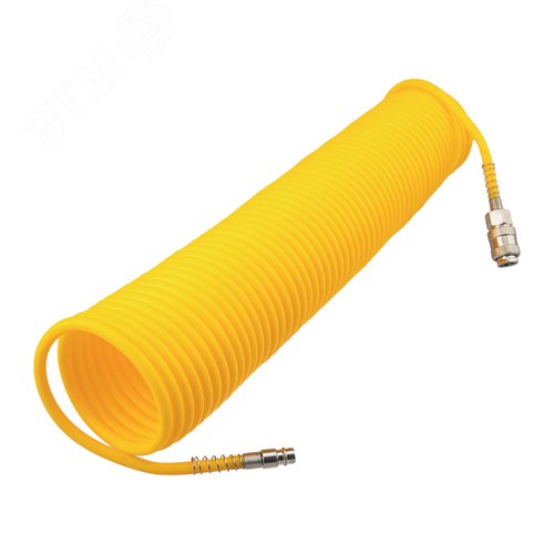 Изображение товара Шланг спиральный воздушный, 15м, с быстросъемным соединением (шт)