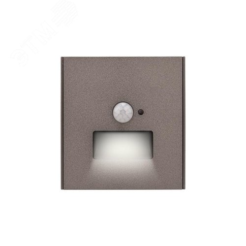 Изображение товара Подсветка настенная STRONG для ног скрытой установки механизм графит (шт)