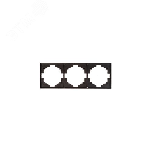 Изображение товара Рамка STRONG 3-постовая антрацит (шт)