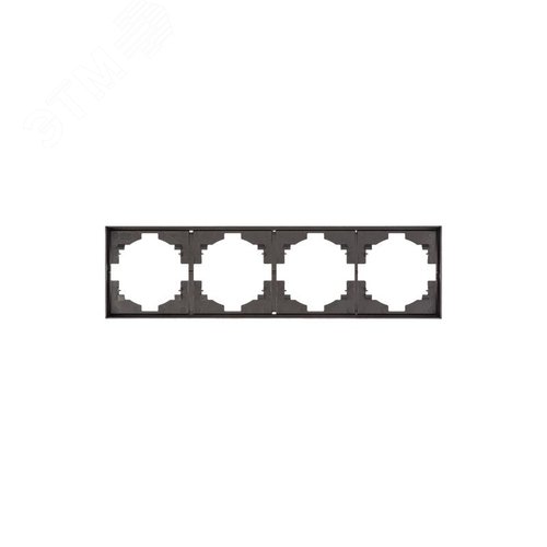 Изображение товара Рамка STRONG 4-постовая графит (шт)