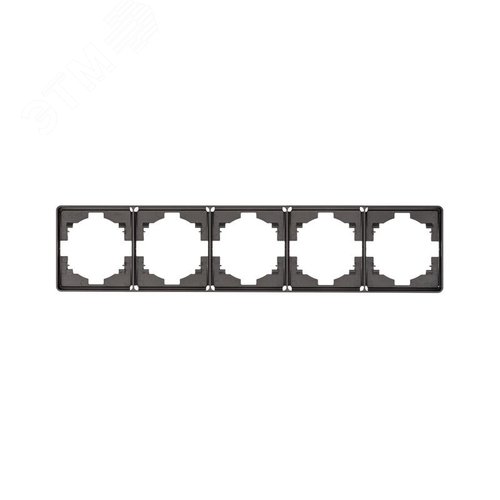 Изображение товара Рамка ROUND 5-постовая титан (шт)