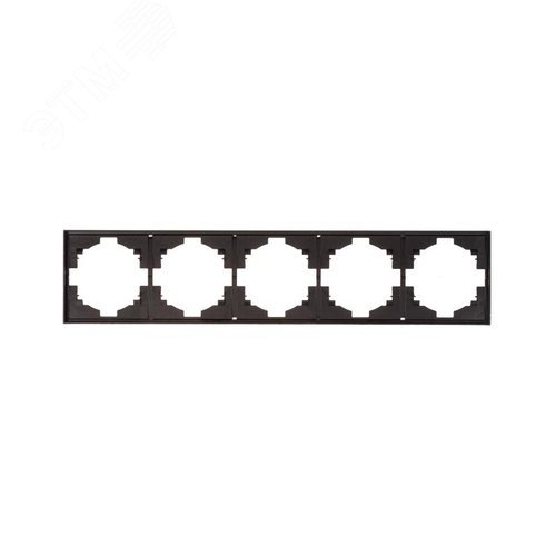 Изображение товара Рамка STRONG 5-постовая антрацит (шт)