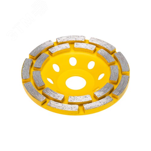 Изображение товара Чашка алмазная шлифовальная, двухрядная, 115х22,2мм (шт)