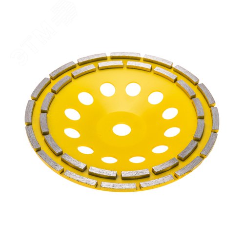 Изображение товара Чашка алмазная шлифовальная, двухрядная, 230х22,2мм (шт)