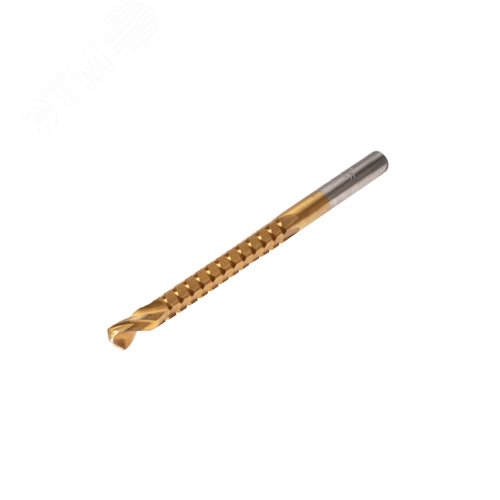 Изображение товара Сверло-фреза по металлу 6 мм, HSS, титан, цилиндрический хвостовик (шт)