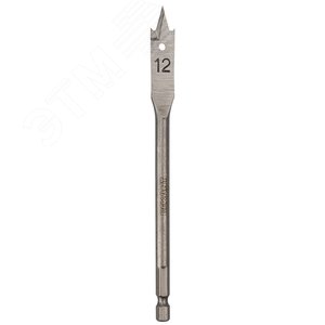 Изображение товара Сверло перовое по дереву 12х152 мм (шестигранный хвостовик) (шт)