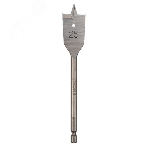 Изображение товара Сверло перовое по дереву 25х152 мм (шестигранный хвостовик) (шт)