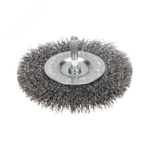 Изображение товара Щетка дисковая для дрели, витая стальная, 100мм (шт)