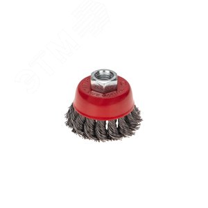 Изображение товара Щетка чашечная для УШМ, крученая стальная проволока, 65мм, М14 (шт)