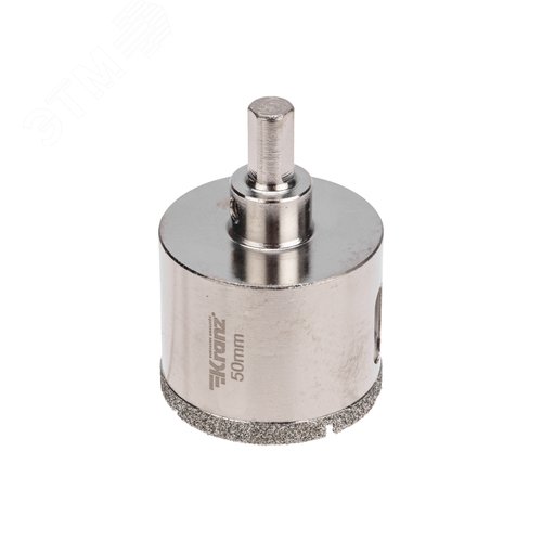 Изображение товара Коронка алмазная 50 мм с центровочным сверлом (шт)