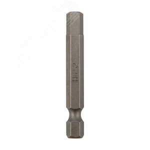 Изображение товара Бита шестигранная для шуруповерта HEX6х50 мм (упак. - 2 шт.) (упак)