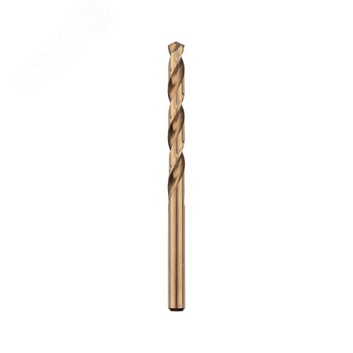 Изображение товара Сверло по металлу 5х86х52 мм (сталь HSS-Co 5% M35 P6M5K5) DIN 338 (упак)