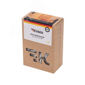 Болт мебельный DIN 603. 8х50 (40 шт/уп) KR-01-3511-022 Kranz - 4
