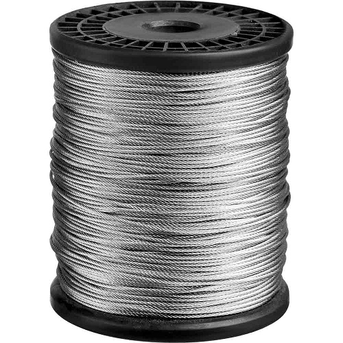 DIN 3055 Трос 8 (6х7+FC) ZN стальной оцинкованный