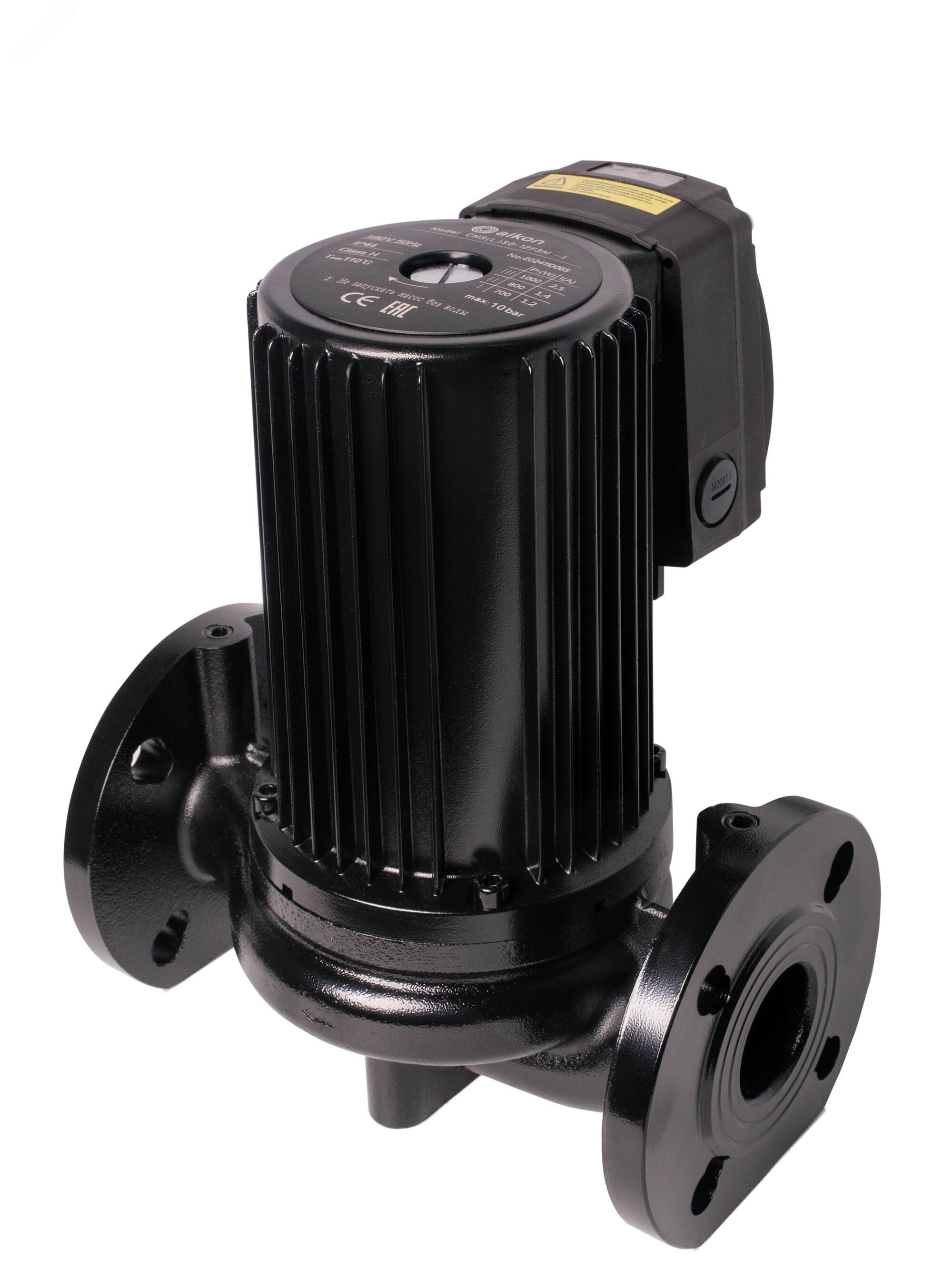 Изображение товара Насос циркуляционный CMS(L)50-12F3M-I 700/800/1000 Вт 3 скорости черным фланцем