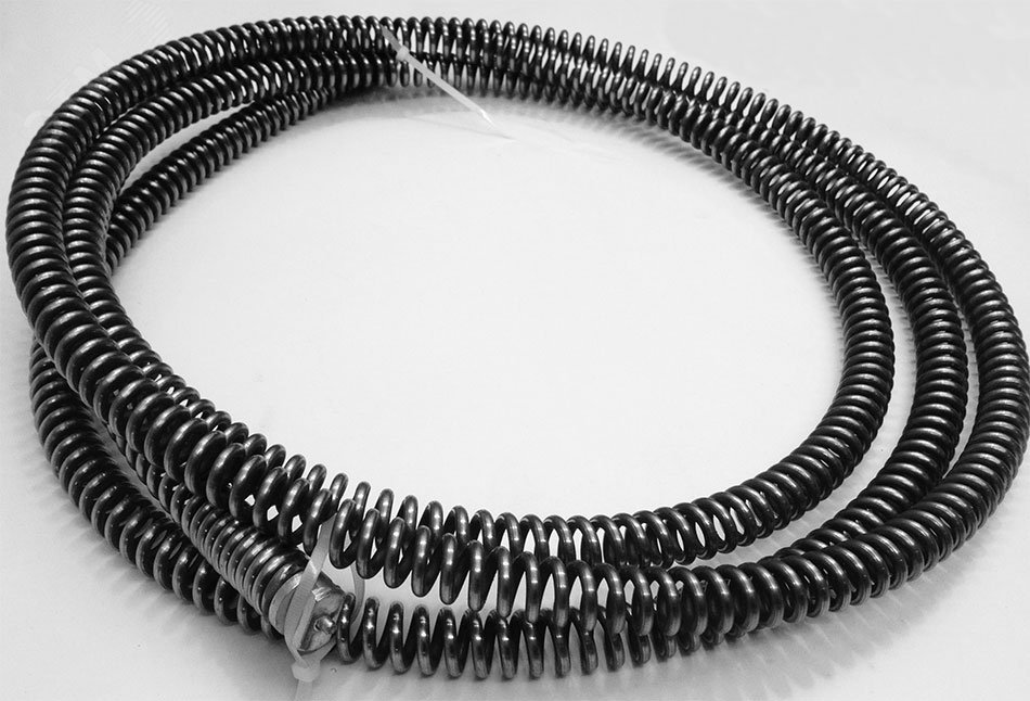 Изображение товара Прочистная спираль 22 мм длина 4.5 м для очистки канализации