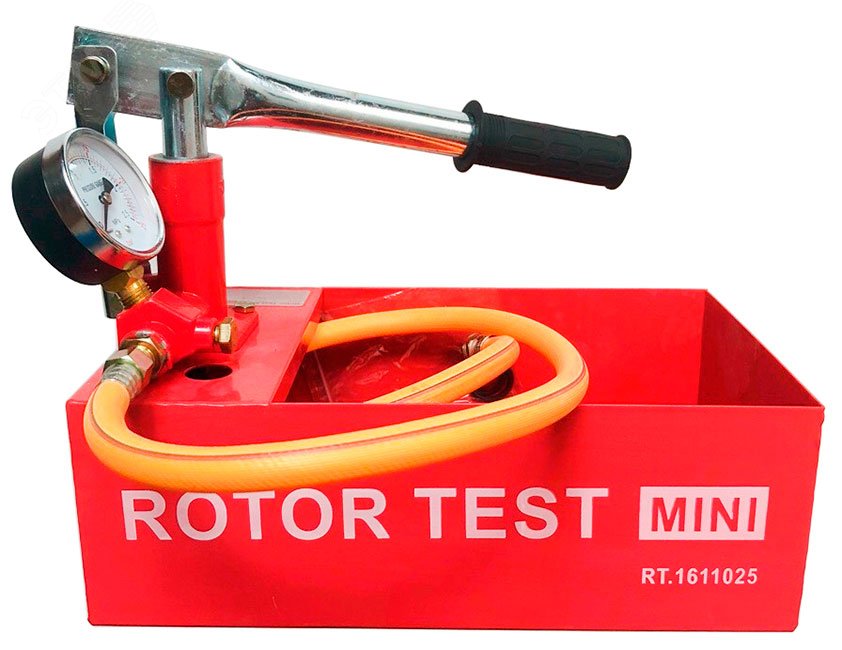 Изображение товара Ручной опрессовщик ROTOR TEST MINI для систем отопления и холодильных систем