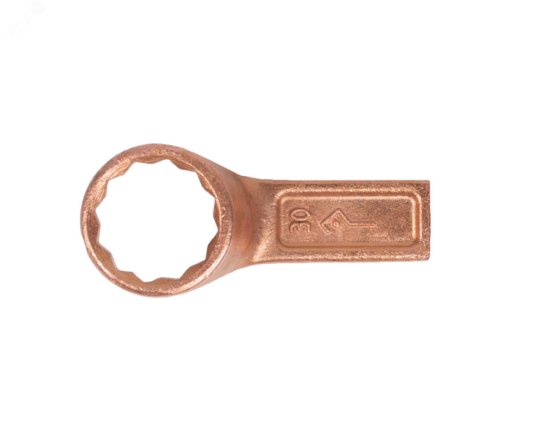 Изображение товара Ключ накидной односторонний 30 омедненный для шестигранных соединений