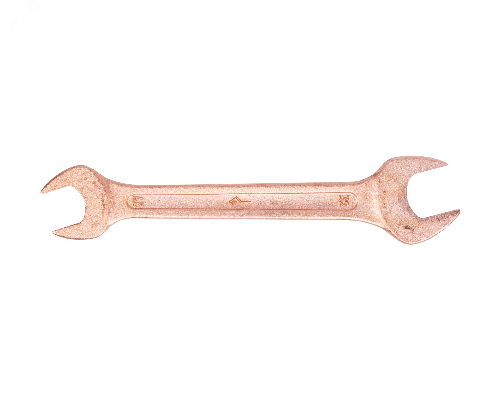 Изображение товара Ключ гаечный (рожковый) двусторонний 27х32 омедненный (шт)