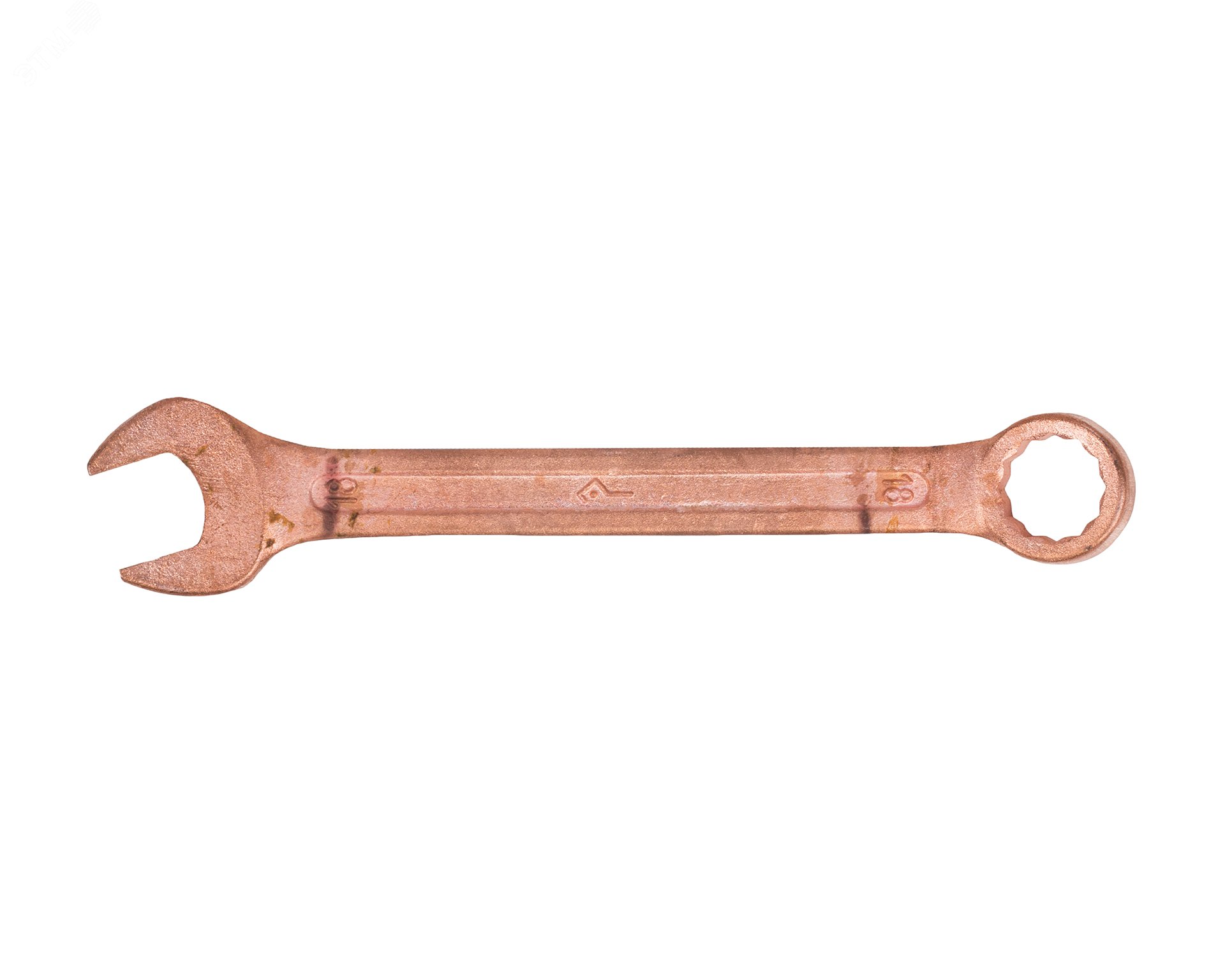 Изображение товара Ключ гаечный комбинированный 18х18 омедненный для производства