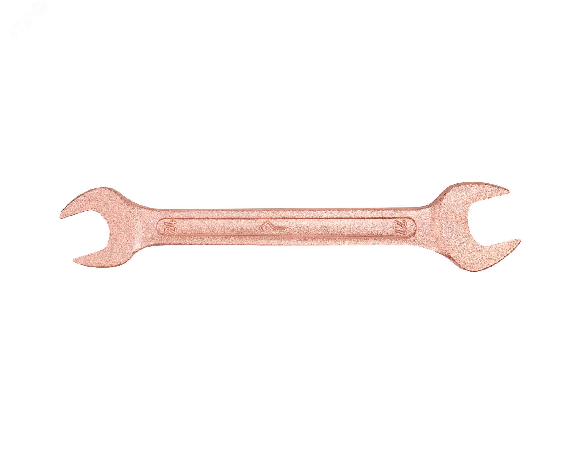 Изображение товара Ключ гаечный (рожковый) двусторонний 24х27 омедненный (шт)