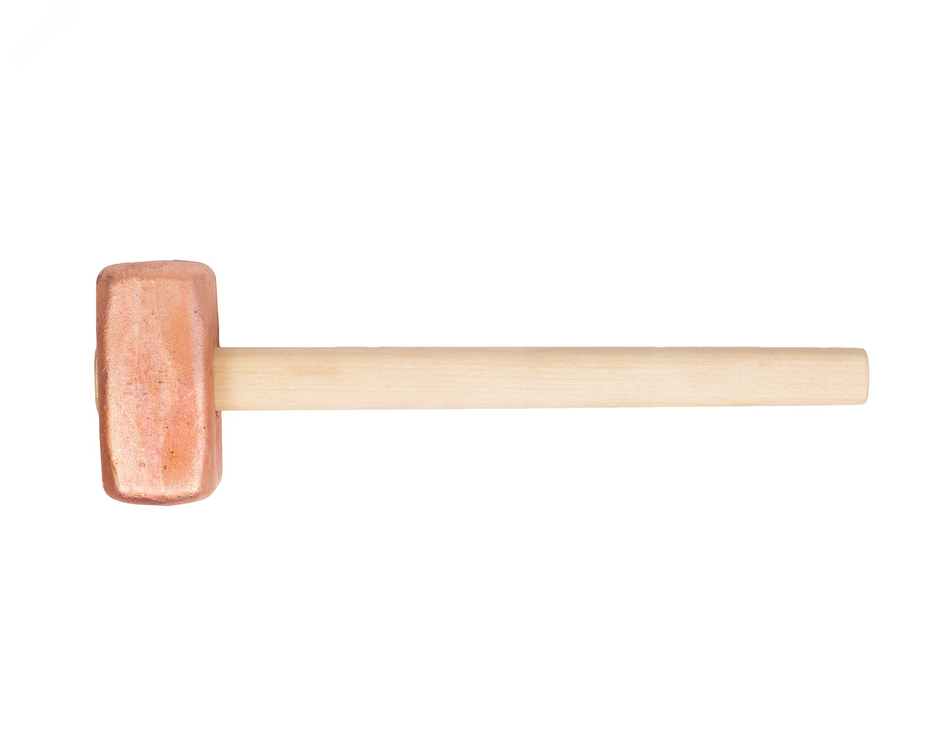 Изображение товара Кувалда 7 кг омедненная с искробезопасным покрытием и деревянной рукояткой