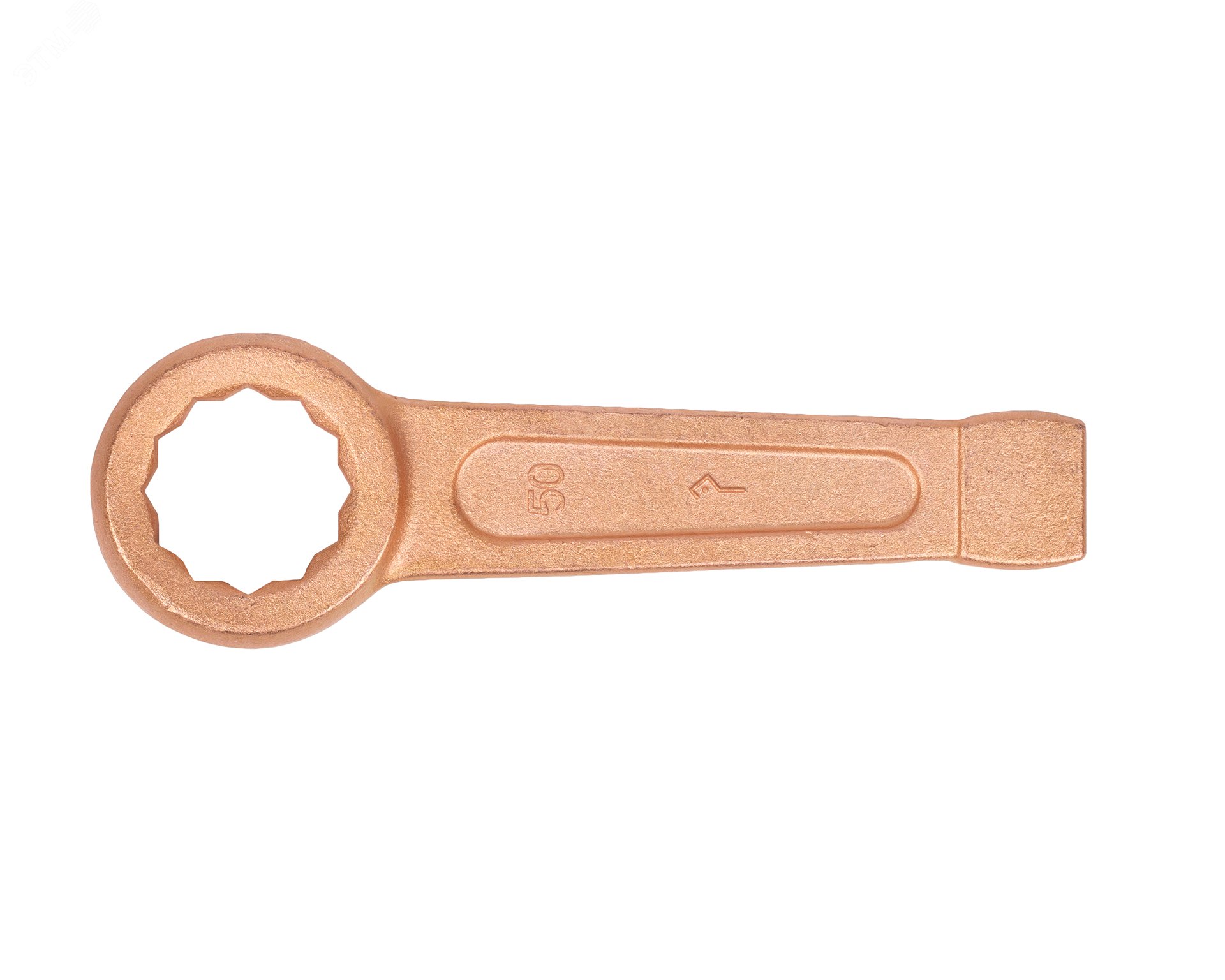 Изображение товара Ключ накидной односторонний ударный 50 омедненный КЗСМИ