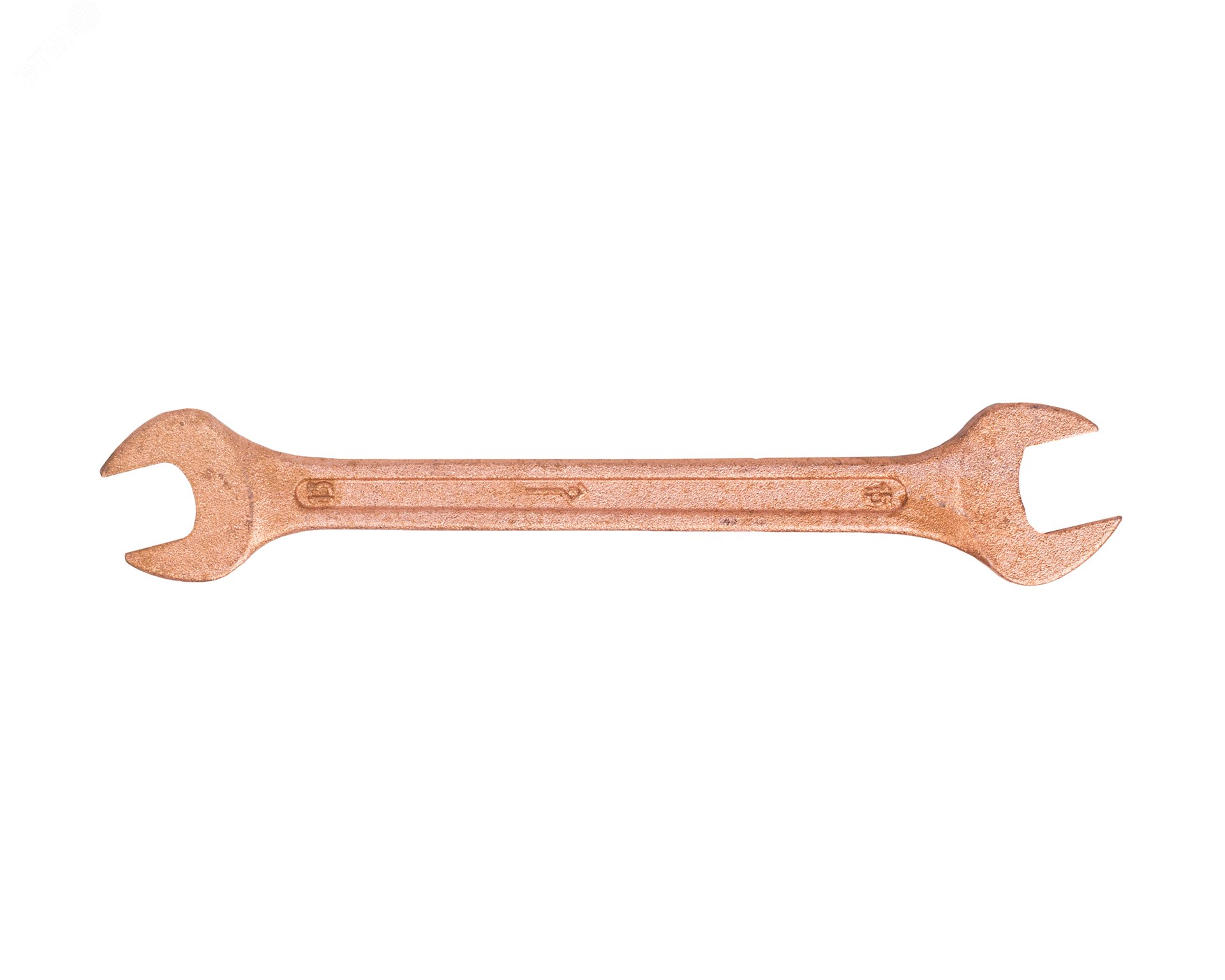 Изображение товара Ключ гаечный (рожковый) двусторонний 13х15 омедненный (шт)